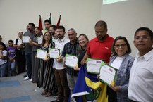 Cerimônia de premiação da 18ª Olimpíada Brasileira de Matemática das Escolas Públicas