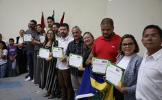 Cerimônia de premiação da 18ª Olimpíada Brasileira de Matemática das Escolas Públicas