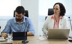 Professora Elaine Pimentel, diretora da Faculdade de Direito da Ufal, também partricipou da reunião no MPAL