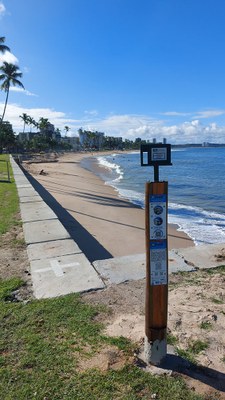 Base de monitoramento instalada na Praia de Jatiúca | nothing