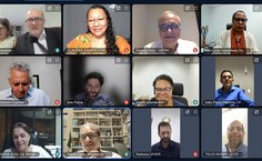 Reunião virtual que reelegeu o reitor Tonholo novo coordenador da Rede Nordeste