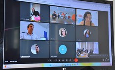 Integrantes da gestão da Ufal participaram da reunião com a diretora Tânia Mara, de forma remota