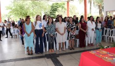 Festa foi organizada por uma comissão de professores e técnicos