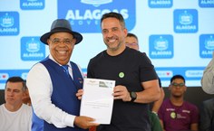 Professor Eraldo Ferraz e o governador Paulo Dantas