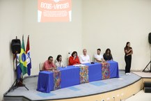 Aula Inaugural no auditório da Reitoria