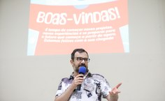 Palestra proferida pelo jornalista Carlos Madeiro
