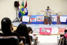 Aula Inaugural no auditório da Reitoria
