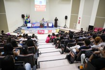 Aula Inaugural no auditório da Reitoria