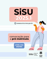Sisu 2025: Copeve publica convocação de pré-matrícula dos aprovados