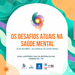 Evento na Ufal vai abordar desafios atuais da saúde mental