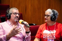 Fábio Pascoal em entrevista à Rádio Ufal