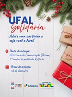 Campanha Ufal Solidária recebe doações até 18 de dezembro
