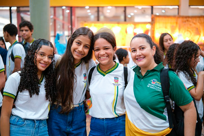 Alunas de Igaci, interior de Alagoas, marcam presença no evento