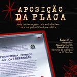 Aposição de placa na Reitoria da Ufal marcará a Semana dos Direitos Humanos