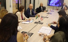 Visita da Cônsul-geral dos Estados Unidos da América em Recife, May Baptista