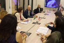 Visita da Cônsul-geral dos Estados Unidos da América em Recife, May Baptista