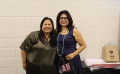 A cônsul-geral dos Estados Unidos da América em Recife, May Baptista e a reitora em exercício Eliane Cavallcanti