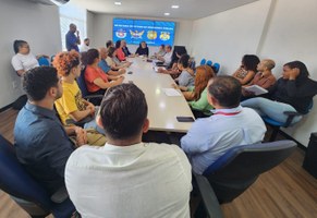 Comissão do Consuni é recebida pelo secretário de Segurança Pública