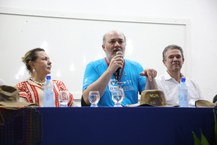 Reitor Josealdo Tonholo recebe o Ministro da Pesca para firmar ações em aquicultura