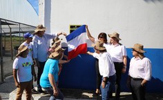 Foram inaugurados equipamentos para a aquicultura, aquaponia e produção de rações