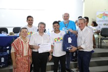 Visita do ministro André de Paula ao Ceca da Ufal