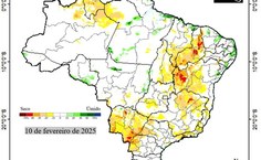Mapa da umidade do solo