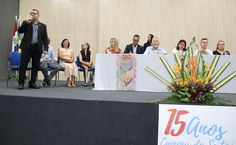 Rogério Brilhante compôs a mesa de honra, representando os servidores técnicos