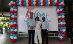 Deputado federal Paulão, vice-reitora Eliane Cavalcanti e o diretor-geral do Campus do Sertão, Thiago Trindade