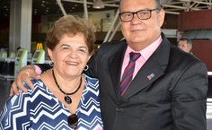 Ana Dayse e o assessor especial em Brasília, Ineh Alarcão