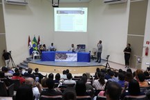 Evento na Ufal em que o IBGE divulgou para o país os dadaos do Censo 2022