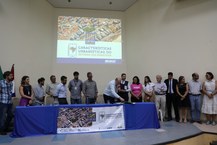 Vários professores e autoridades para assinaram como testemunhas dessa parceria Ufal e IBGE