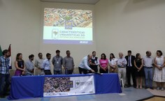 Vários professores e autoridades para assinaram como testemunhas dessa parceria Ufal e IBGE