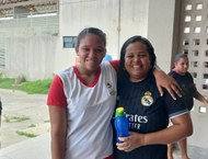 Alice com a mãe Maria Rosângela