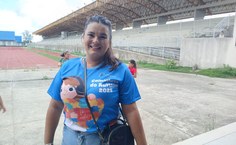 Coordenadora da unidade da Pestalozzi localizada no Village Campestre, Thaynara Teles