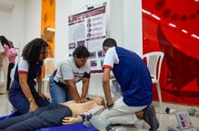 Participação da Liga Acadêmica Multidisciplinar de Urgência e Emergência da Ufal Arapiraca, a Lamue