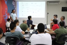 Reuião das equipes envolvidas no projeto