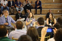 Cerimônia de lançamento