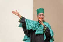 Heloísa agradeceu à Ufal e à Escola de Enfermagem pela outorga do título