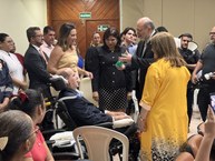 O médico Hemerson Casado também foi homenageado na cerimônia