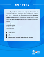 ICBS entrega títulos de Professor Emérito para três docentes