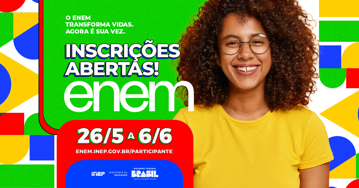 Inscrições para o Enem 2025 devem ser feitas até 6 de junho — Notícias
