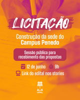 Ufal abre licitação para construção da sede do Campus Penedo Ufal abre licitação para construção da sede do Campus Penedo