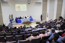 Solenidade realizada no auditório da Reitoria