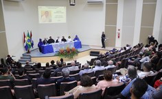 Solenidade realizada no auditório da Reitoria