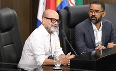 Marcelo Nascimento, diretor do Museu Afro-Brasileiro da Ufba, e Bruno Melo, diretor de Patrimônio e Memória da UFPE