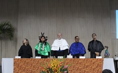 Dirigentes da Ufal na mesa de honra