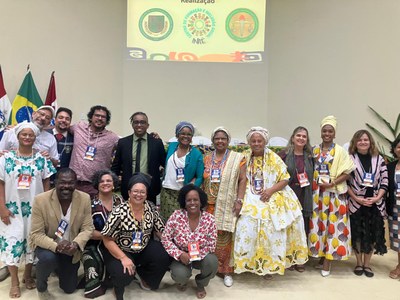 Participantes do 1º Simpósio Alagoano de Saúde da População Negra, Povos de Terreiro e de Matriz Africana, que resultou na Carta Aberta Participantes do 1º Simpósio Alagoano de Saúde da População Negra, Povos de Terreiro e de Matriz Africana, que resultou na Carta Aberta