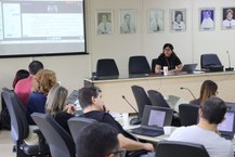 Vice-reitora Eliane Cavalcanti presidiu a sessão do Consuni