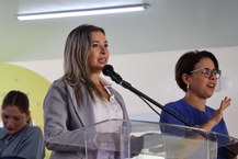 Surama Angélica, diretora do Captv, comemorou a conquista do novo prédio
