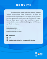 Ufal retoma no dia 3 julho o calendário de outorga de títulos honoríficos
